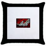 butterfly Throw Pillow Case (Black)
