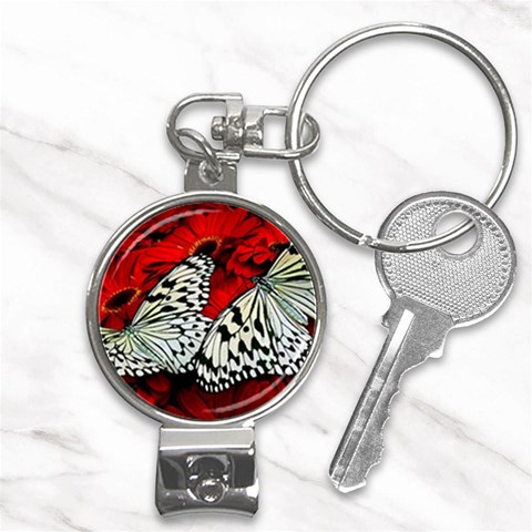 butterfly Nail Clippers Key Chain from ArtsNow.com Front