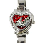 butterfly Heart Italian Charm Watch