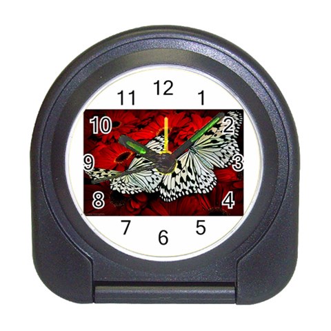 butterfly Travel Alarm Clock from ArtsNow.com Front