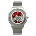 butterfly Stainless Steel Watch