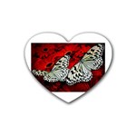 butterfly Rubber Coaster (Heart)