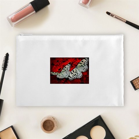 butterfly Cosmetic Bag (Large) from ArtsNow.com Front