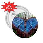 butterfly 2.25  Button (100 pack)