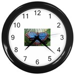 butterfly Wall Clock (Black)
