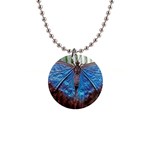 butterfly 1  Button Necklace