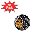 butterfly 1  Mini Button (10 pack) 