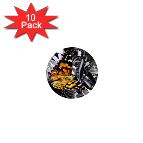 butterfly 1  Mini Magnet (10 pack)  from ArtsNow.com Front