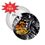 butterfly 2.25  Button (10 pack)