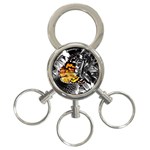 butterfly 3-Ring Key Chain