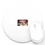 happy-new-year Round Mousepad