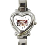 happy-new-year Heart Italian Charm Watch