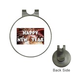 happy-new-year Golf Ball Marker Hat Clip