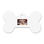 happy-new-year Dog Tag Bone (One Side)