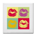 Lips Tile Coaster