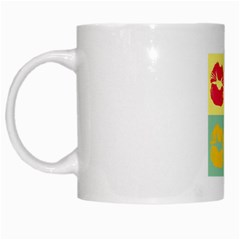 Lips White Mug from ArtsNow.com Left