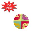 Lips 1  Mini Magnet (100 pack) 