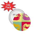 Lips 1.75  Button (100 pack) 