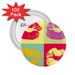 Lips 2.25  Button (100 pack)