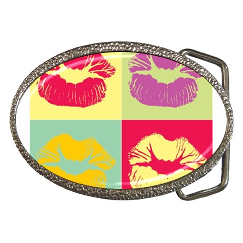 Lips Belt Buckle from ArtsNow.com Front