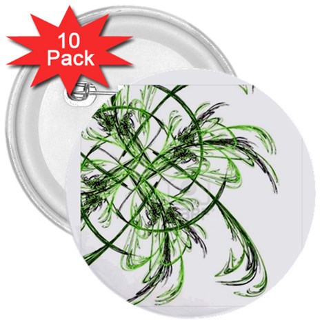 abstract 3  Button (10 pack) from ArtsNow.com Front