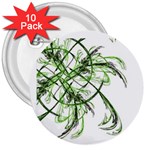 abstract 3  Button (10 pack)