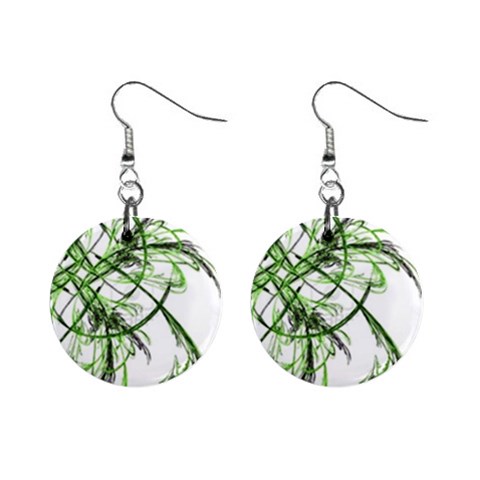 abstract 1  Button Earrings from ArtsNow.com Front
