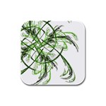 abstract Rubber Square Coaster (4 pack)