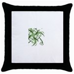 abstract Throw Pillow Case (Black)