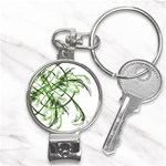 abstract Nail Clippers Key Chain