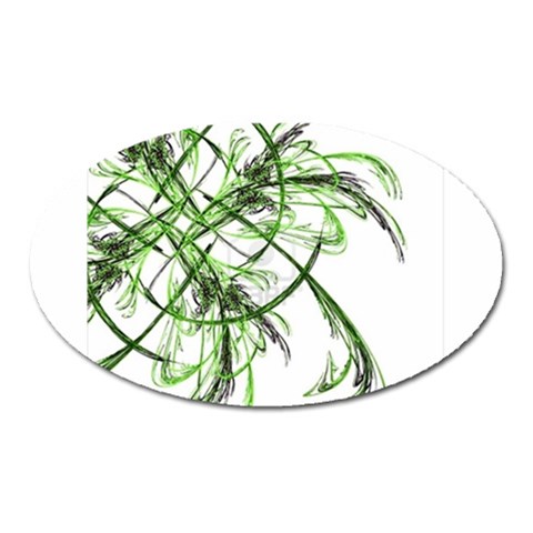 abstract Magnet (Oval) from ArtsNow.com Front