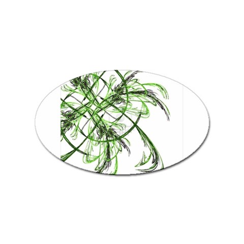 abstract Sticker Oval (10 pack) from ArtsNow.com Front