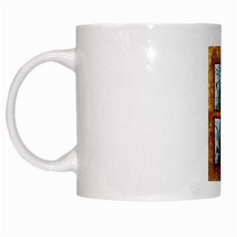 abstract White Mug from ArtsNow.com Left