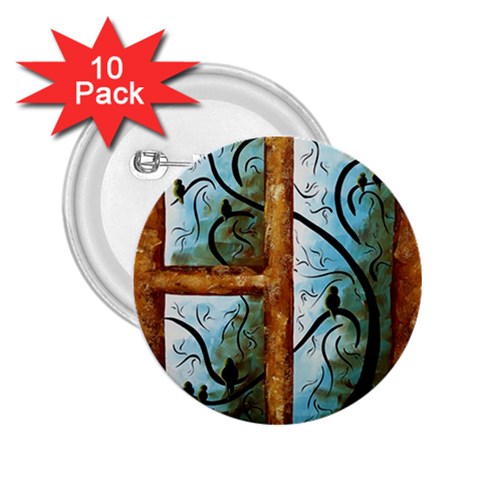 abstract 2.25  Button (10 pack) from ArtsNow.com Front