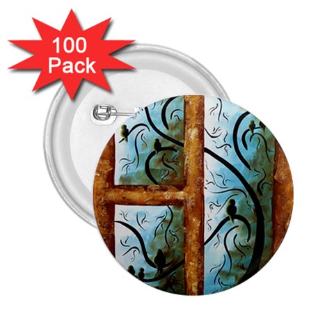 abstract 2.25  Button (100 pack) from ArtsNow.com Front