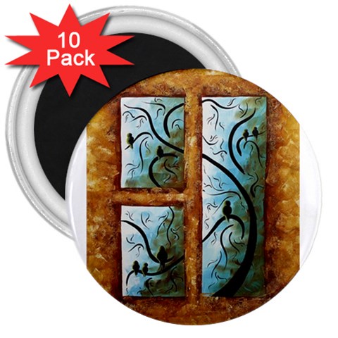 abstract 3  Magnet (10 pack) from ArtsNow.com Front