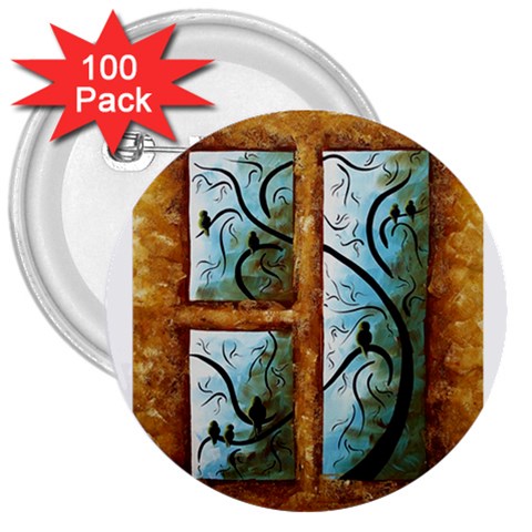 abstract 3  Button (100 pack) from ArtsNow.com Front