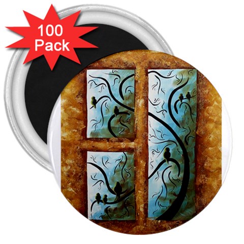 abstract 3  Magnet (100 pack) from ArtsNow.com Front