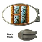 abstract Money Clip (Oval)