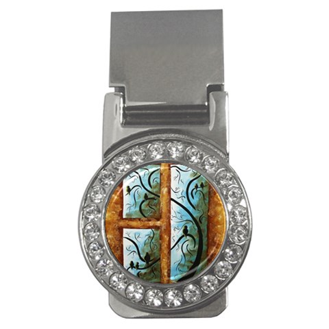 abstract Money Clip (CZ) from ArtsNow.com Front
