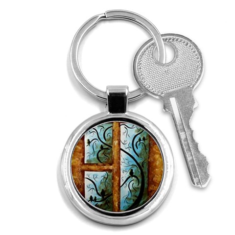 abstract Key Chain (Round) from ArtsNow.com Front