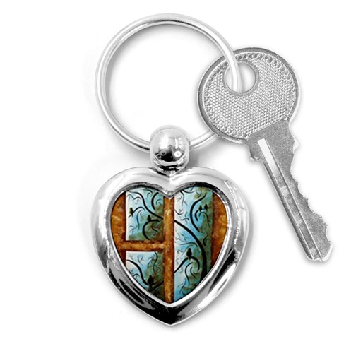 abstract Key Chain (Heart) from ArtsNow.com Front