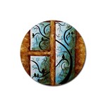 abstract Rubber Coaster (Round)