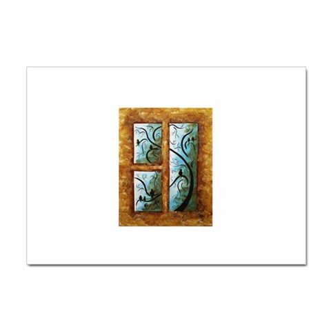 abstract Sticker A4 (100 pack) from ArtsNow.com Front