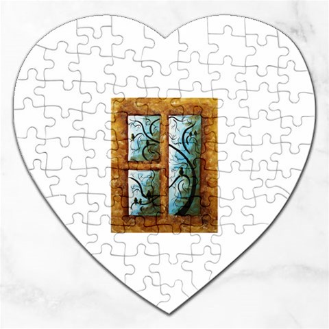 abstract Jigsaw Puzzle (Heart) from ArtsNow.com Front