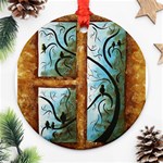 abstract Round Ornament (Two Sides)