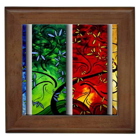 abstract Framed Tile from ArtsNow.com Front