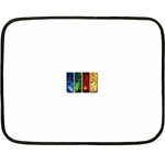 abstract Mini Fleece Blanket(Two Sides)
