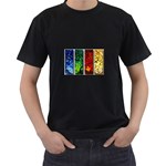 abstract Black T-Shirt