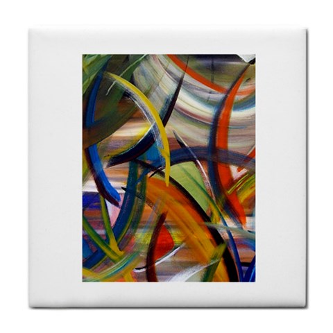 abstract Tile Coaster from ArtsNow.com Front